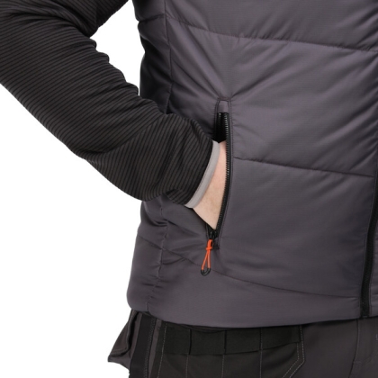 Gilet, Tactical Threads Regime, colore grigio, idrorepellente, imbottito