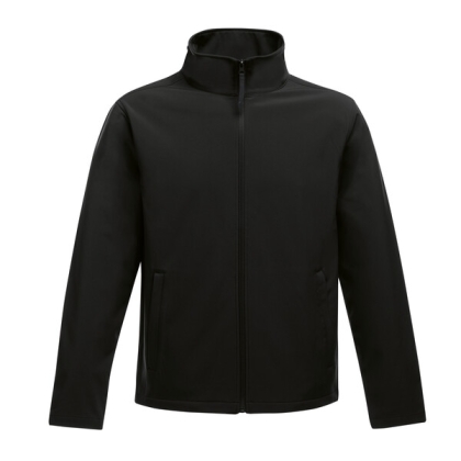 Giacca, Regatta Professional, Ablaze, colore nero, Softshell e poliestere, interno felpato, idrorepellente