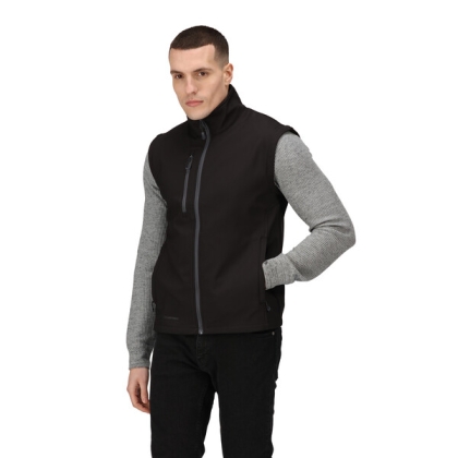 Gilet, Regatta Professional, Honestly Made, colore nero, Poliestere riciclato, stampabile, idrorepellente e antivento