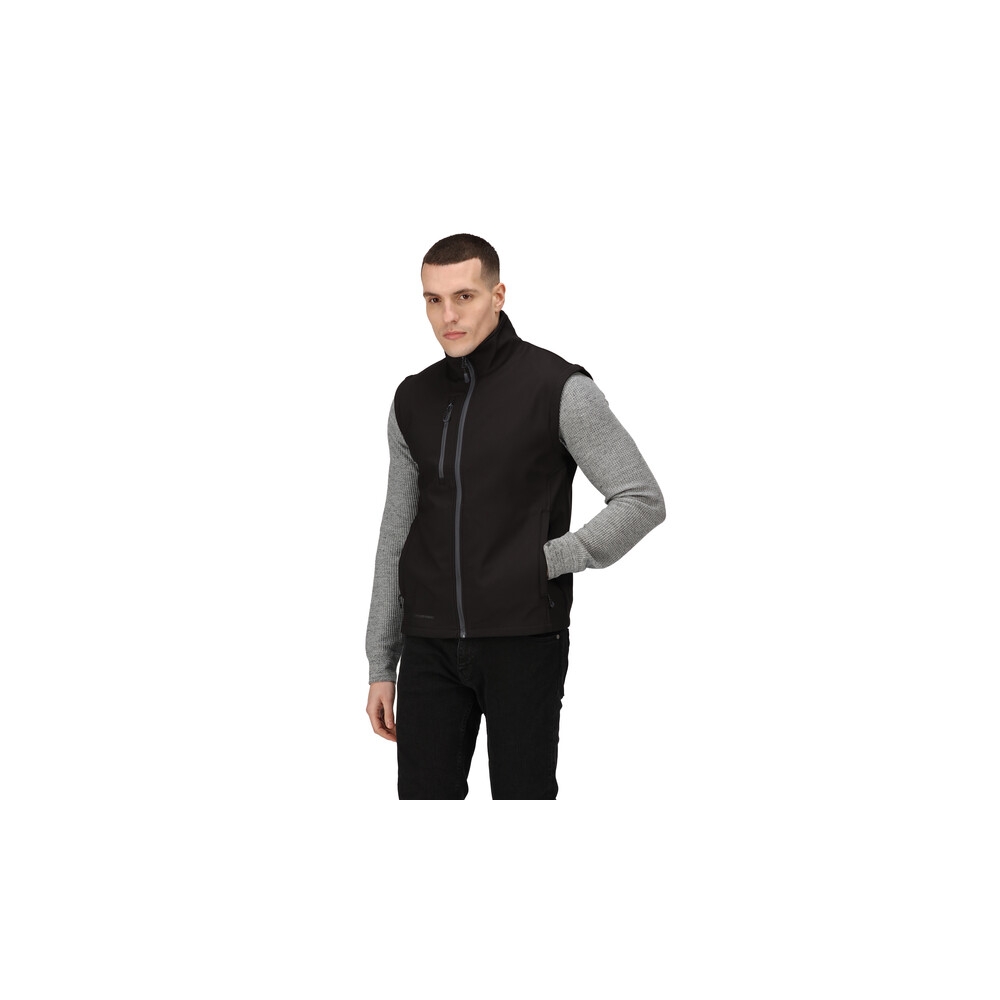 Gilet, Regatta Professional, Honestly Made, colore nero, Poliestere riciclato, stampabile, idrorepellente e antivento