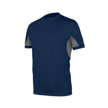 T-shirt extreme ISSA 8820B, colore blu, in Cotone elasticizzato stretch